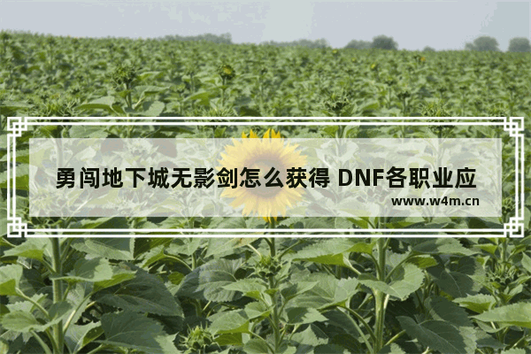 勇闯地下城无影剑怎么获得 DNF各职业应该装备什么（轻甲 布甲 重甲一类的）