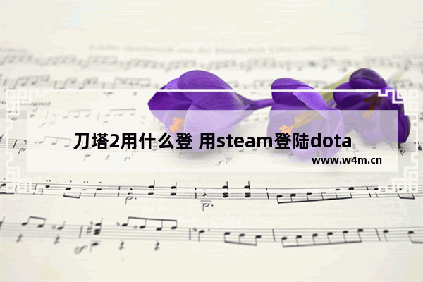 刀塔2用什么登 用steam登陆dota2