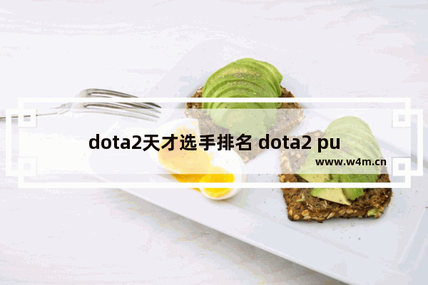 dota2天才选手排名 dota2 puppey