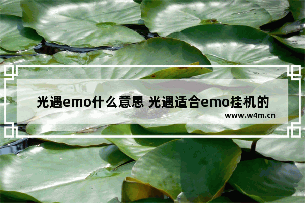 光遇emo什么意思 光遇适合emo挂机的地方