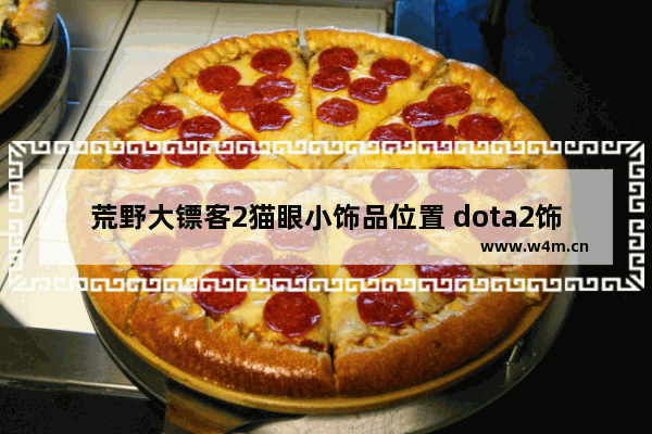 荒野大镖客2猫眼小饰品位置 dota2饰品bug