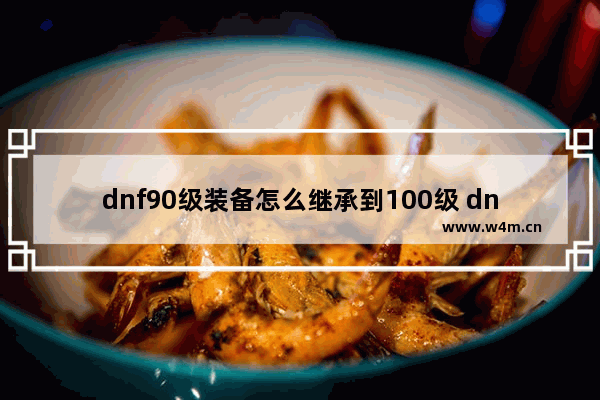 dnf90级装备怎么继承到100级 dnf拍卖行买的技能宝珠能继承到穿的装备上吗