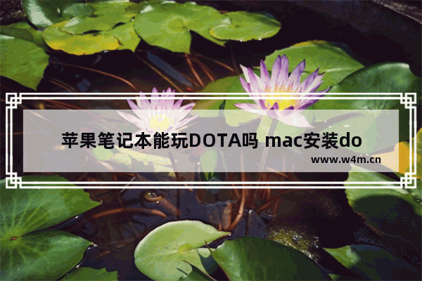 苹果笔记本能玩DOTA吗 mac安装dota2