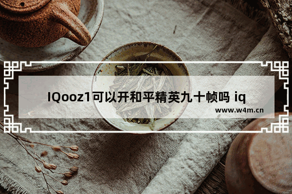 IQooz1可以开和平精英九十帧吗 iqooz1x和平精英测评