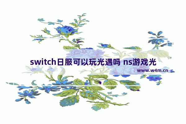 switch日服可以玩光遇吗 ns游戏光遇