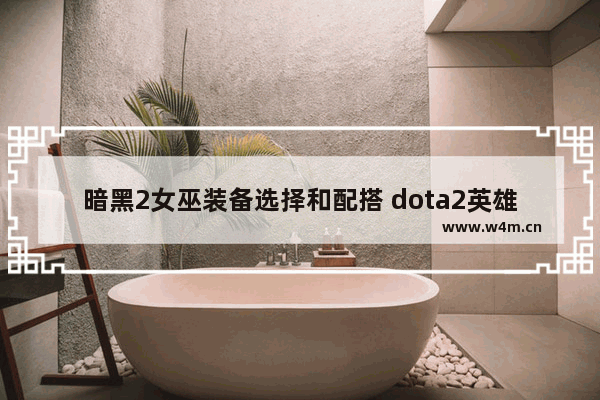 暗黑2女巫装备选择和配搭 dota2英雄套装