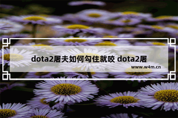 dota2屠夫如何勾住就咬 dota2屠夫怎么玩DOTA2屠夫玩法与出装推荐