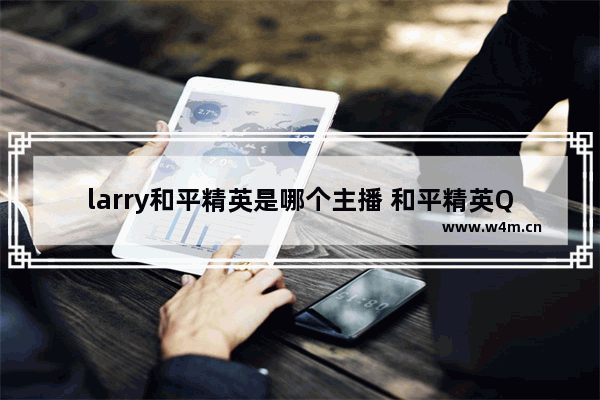 larry和平精英是哪个主播 和平精英Q区有哪些主播