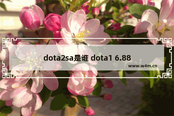 dota2sa是谁 dota1 6.88版本强势英雄