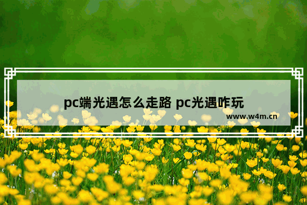 pc端光遇怎么走路 pc光遇咋玩