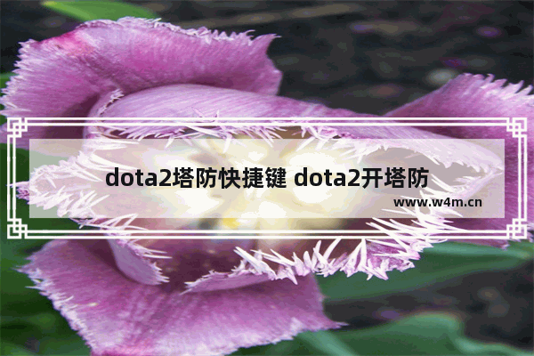 dota2塔防快捷键 dota2开塔防