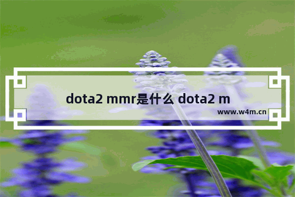 dota2 mmr是什么 dota2 mmr怎么看