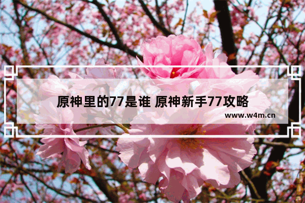 原神里的77是谁 原神新手77攻略