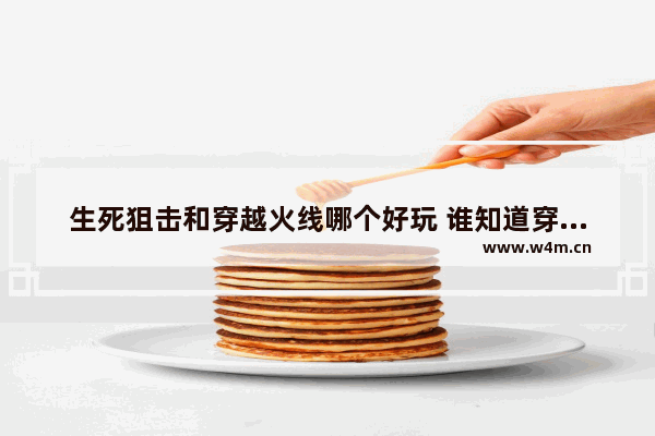 生死狙击和穿越火线哪个好玩 谁知道穿越火线好玩还是生死狙击好玩