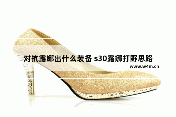 对抗露娜出什么装备 s30露娜打野思路