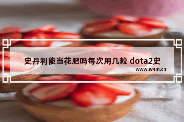 史丹利能当花肥吗每次用几粒 dota2史丹利