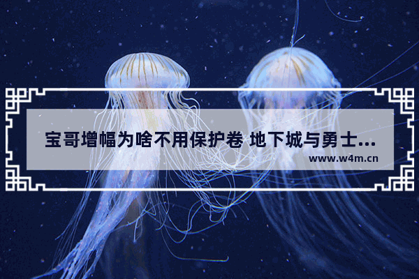 宝哥增幅为啥不用保护卷 地下城与勇士宝哥武器价值