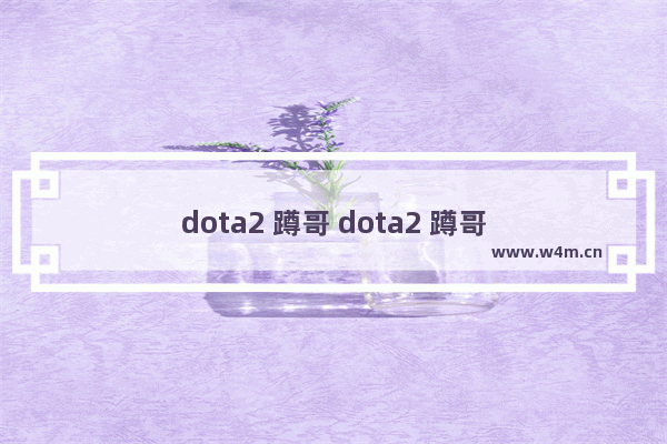 dota2 蹲哥 dota2 蹲哥