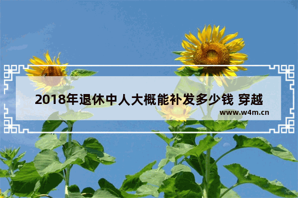 2018年退休中人大概能补发多少钱 穿越火线18元