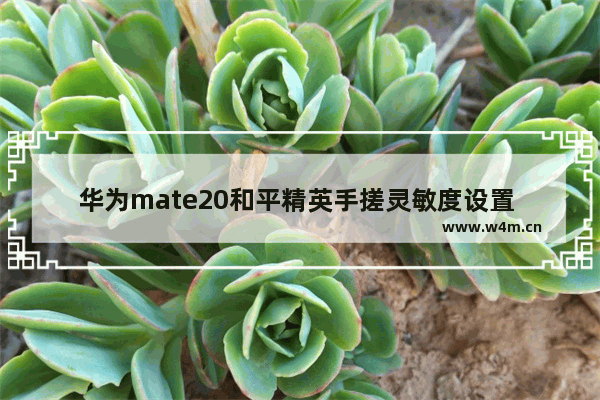 华为mate20和平精英手搓灵敏度设置 华为mate30pro和平精英灵敏度