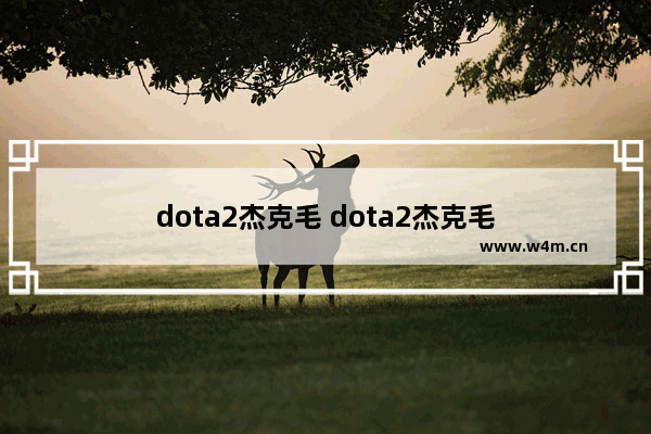 dota2杰克毛 dota2杰克毛