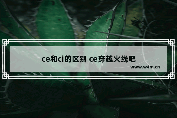 ce和ci的区别 ce穿越火线吧