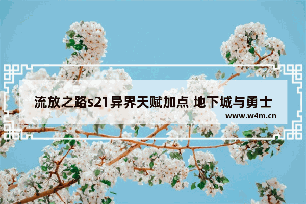 流放之路s21异界天赋加点 地下城与勇士异界加点攻略