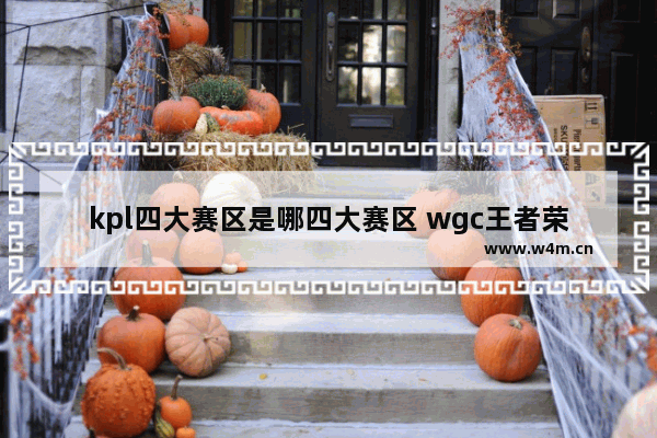 kpl四大赛区是哪四大赛区 wgc王者荣耀