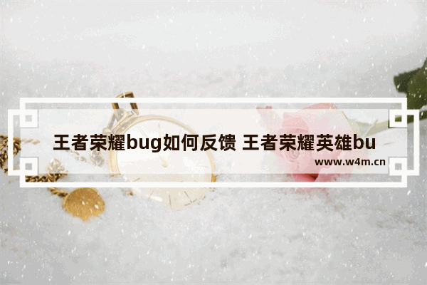 王者荣耀bug如何反馈 王者荣耀英雄bug