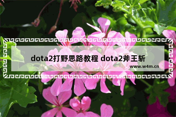 dota2打野思路教程 dota2斧王斩杀层数加什么属性