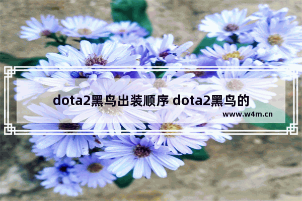 dota2黑鸟出装顺序 dota2黑鸟的大招是怎样计算伤害的啊