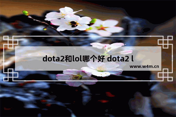 dota2和lol哪个好 dota2 lol 哪个好玩吗