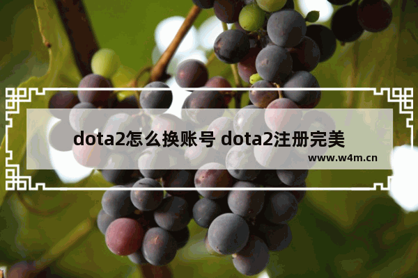 dota2怎么换账号 dota2注册完美账号注册