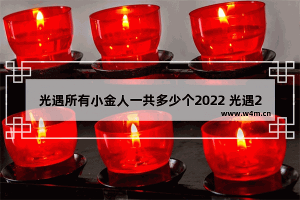 光遇所有小金人一共多少个2022 光遇2022雨林光翼位置