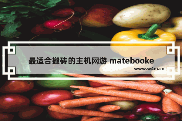 最适合搬砖的主机网游 matebooke2019能玩地下城吗