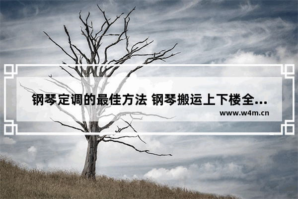 钢琴定调的最佳方法 钢琴搬运上下楼全过程