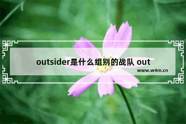 outsider是什么组别的战队 outsiders战队成员国籍