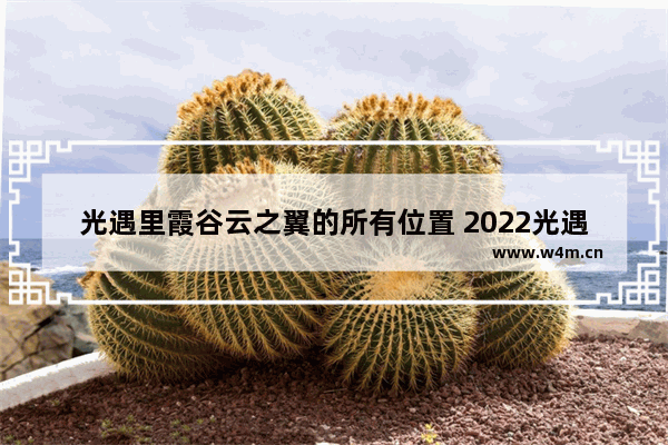 光遇里霞谷云之翼的所有位置 2022光遇光之翼峡谷