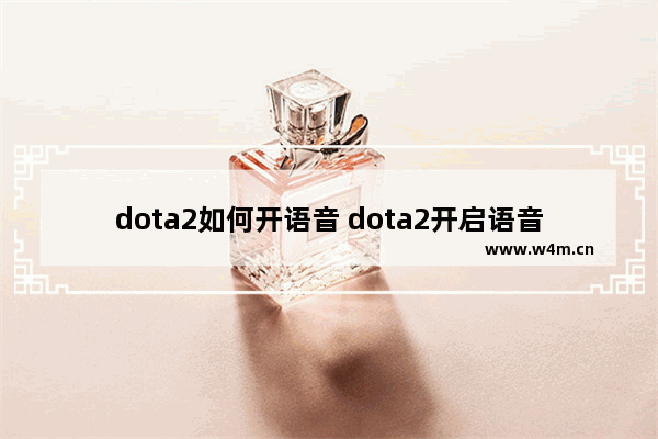 dota2如何开语音 dota2开启语音