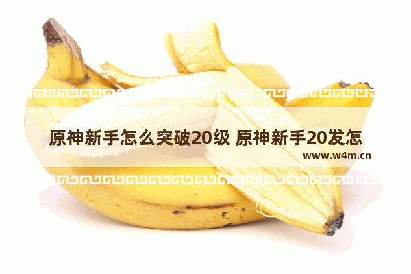 原神新手怎么突破20级 原神新手20发怎么拿