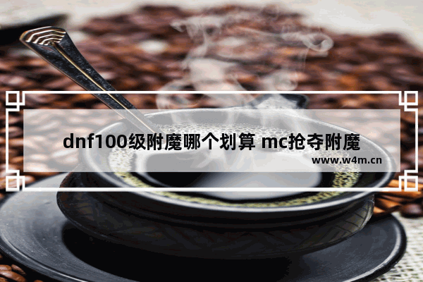 dnf100级附魔哪个划算 mc抢夺附魔怎么附100级