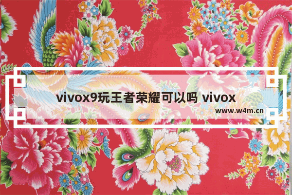 vivox9玩王者荣耀可以吗 vivox9玩王者荣耀太卡了怎么办