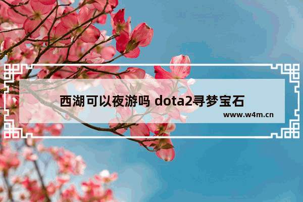 西湖可以夜游吗 dota2寻梦宝石