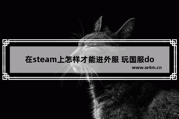 在steam上怎样才能进外服 玩国服dota2需要加速器吗