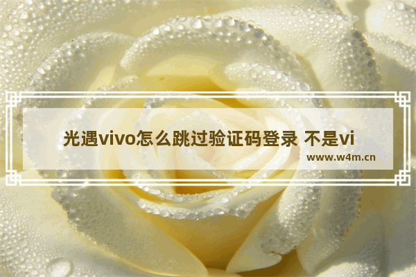 光遇vivo怎么跳过验证码登录 不是vivo手机怎么实名光遇