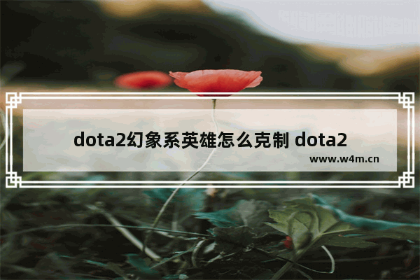 dota2幻象系英雄怎么克制 dota2控制幻象