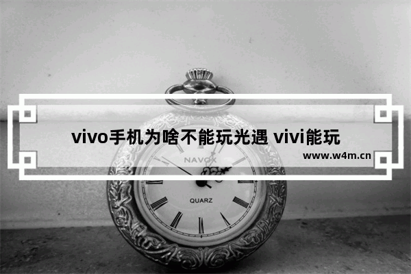 vivo手机为啥不能玩光遇 vivi能玩光遇吗