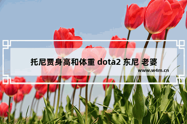 托尼贾身高和体重 dota2 东尼 老婆