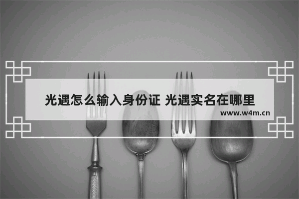 光遇怎么输入身份证 光遇实名在哪里