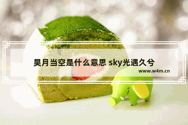 昊月当空是什么意思 sky光遇久兮